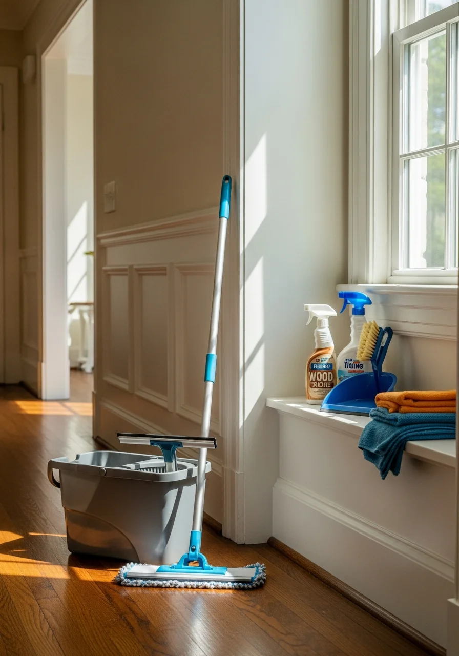 Professional service technician working on a Burlington commercial or residential property.